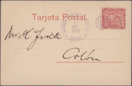 Panama: 1880's-1930's: 14 Covers, Postcards And Postal Stationery Items From Pan - Panamá