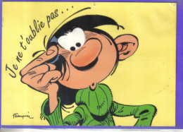 Carte Postale Bande Dessinée Franquin  Gaston Lagaffe  N°35  Très Beau Plan - Stripverhalen