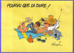 Carte Postale Bande Dessinée Franquin  Gaston Lagaffe  N°34  Très Beau Plan - Bandes Dessinées