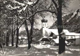 72215364 Bischofswiesen Kirche Winteridyll Bischofswiesen - Bischofswiesen