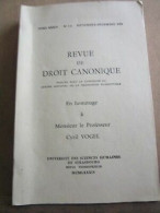 Revue De Droit Canonique Tome XXXIV N3 4 11 12 Université De Strasbourg - Unclassified