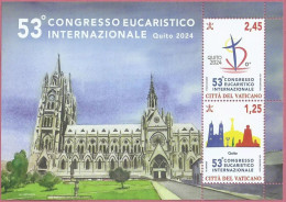 VATICAN CITY 2024 EVENTS 53rd International Eucharistic Congress - Fine S/S MNH - Neufs