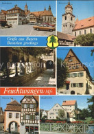 72215333 Feuchtwangen Marktplatz Stiftskirche Kreuzgang Heimatmuseum Oberes Tor  - Feuchtwangen