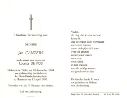 Jan Canters (1904-1993) - Andachtsbilder