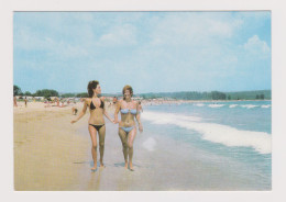 Two Sexy Women, Lady With Swimwear, Bikini, Summer Beach Scene, Vintage View Photo Postcard Pin-Up RPPc AK (1339) - Pin-Ups