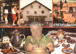 72213920 Fredelsloh Bunzlauer Handtoepferei Georg Greulich Verkaufsraum Ortsblic - Autres & Non Classés