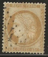 France  .  Y&T   .   55   .    O  .     Oblitéré - 1871-1875 Ceres