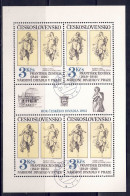 CSSR 1983 - Kunstwerke, Nr. 2339 Im Kleinbogen, Gestempelt / Used - Blocks & Sheetlets