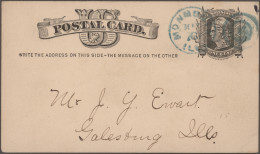 United States - Postal Stationary: 1875/1892, Assortment Of 42 Used Stationery C - Sonstige & Ohne Zuordnung