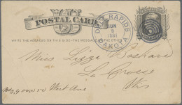 United States Of America - Post Marks: 1874/1882, Group Of 17 Selected Stationer - Marcophilie