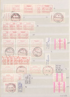 World Wide: 1979/1983 (ca.), Machine Labels/Self Vending Stamps/Postage Meters, - Sammlungen (ohne Album)
