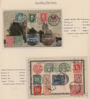 World Wide: 1925 - 1926, Reisepostkarten Rund Um Die Welt, Dabei Eine Ab London - Colecciones (sin álbumes)