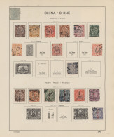 Oversea: 1850-1935 (c.): Schaubek Printed Album (1935 Issue) With Mostly Used (s - Sammlungen (im Alben)