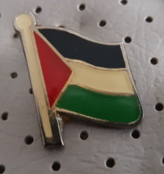 PALESTINE Flag Coat Of Arms Vintage Pin - Villes