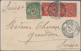 French Colonies: 1888/1960, 25 Covers/used Stationeries And Mint Stamps Of Frenc - Sonstige & Ohne Zuordnung