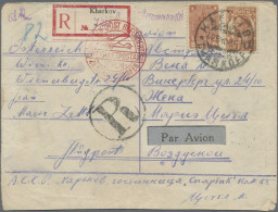 Air Mail - Germany: 1924/1940, 9 Deruluft-Luftpostbelege Meist Von Russland Nach - Luchtpost & Zeppelin