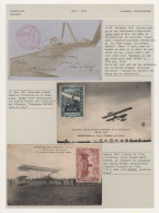 Airmail - Europe: 1908/1930, French Pioneer Aviators, Collection Of 17 Related P - Altri - Europa