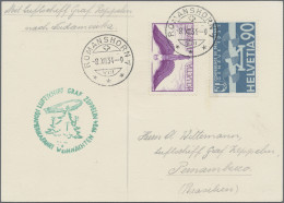 Airmail - Europe: 1934, 8.12.-15.12., Drei Luftpostbelege Europa-Südamerika Mit - Europe (Other)