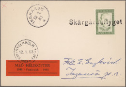 Airmail - Europe: SCHWEDEN,1946/1958, Lot Mit 16 Sauberen Flugpostbelegen Meist - Otros - Europa