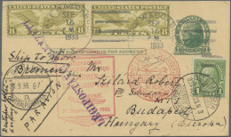 Air Mail: 1924/1957, Assortment Of 26 Covers/cards Incl. First And Special Fligh - Autres & Non Classés