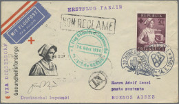 Air Mail: 1947/1985, Balance/collection Of Apprx. 465 First And Special Flight C - Autres & Non Classés