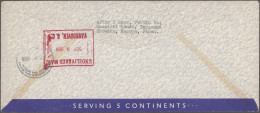 Air Mail: 1949/2011, Album With Approx. 41 Flight Covers From And To Japan By Th - Autres & Non Classés