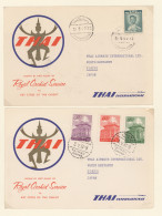 Air Mail: 1949/2011, Album With Approx. 80 First Flight Covers To And From Japan - Other & Unclassified