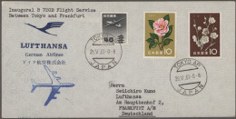 Air Mail: 1958/2020, 2 Albums With Approx. 285 Lufthansa Flight Covers To And Fr - Sonstige & Ohne Zuordnung
