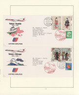 Air Mail: 1960/2013, Album With Approx. 78 Flight Covers To And From Japan By Th - Other & Unclassified