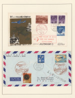 Air Mail: 1962/1998, Album With Approx. 90 Flight Documents From And To. Japan O - Other & Unclassified