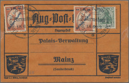 Zeppelin Mail - Germany: 1908/44 (ca.), Reichhaltiger Bestand Von Ca. 84 Zeppeli - Correo Aéreo & Zeppelin