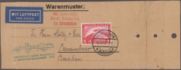 Zeppelin Mail - Germany: 1912-1935 Sammlung Von 35 Zeppelinbelegen, Dabei Frühe - Correo Aéreo & Zeppelin
