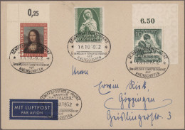 Shipsmail - Germany: 1930/1953, Sammlung Von 26 Schiffspostbelegen Der Rheinschi - Verzamelingen