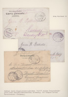 German Ship Post: 1894/1923, HAMBURG - WESTAFRIKA, Sammlung Auf Beschrifteten Al - Sonstige & Ohne Zuordnung