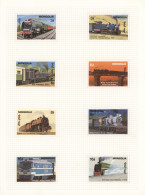 Thematics: Railway: 1992, MONGOLIA, Two Official Folders Of "The House Of Questa - Treni