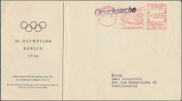 Thematics: Olympic Games: 1936, Kleiner Posten Von 4 Belegen Zur Olympiade In Be - Other & Unclassified