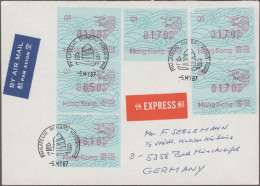 Thematics:  Postal Mecanization: "Machine Labels Worldwide": Collection/Accumula - Post