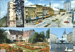 72213714 Wels Oberoesterreich Marienwarte Kaiser Josef Platz Burggarten Mit Burg - Altri & Non Classificati