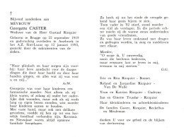 Georgette Caster (1919-1993) - Andachtsbilder