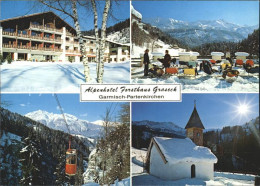 72212164 Garmisch-Partenkirchen Alpenhotel Forsthaus Graseck Freiterrasse Seilba - Garmisch-Partenkirchen