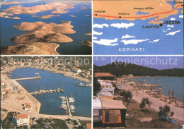 72210724 Jezera Kroatien Autocamp Lovisca Yu Hafen Strand Fliegeraufnahme Croati - Croatie