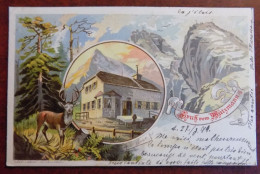 AK Gruss Vom Watzmann - Watzmannhaus - J. Grill - Kederbacher 1899 - Berchtesgaden