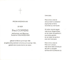 Paul Coppens (1906-1993) - Images Religieuses