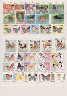 Thematics: Animals-butterflies: 1950/2000 (ca.), Beautiful Collection/accumulati - Schmetterlinge