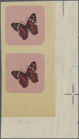 Thematics: Animals-butterflies: 1969/1970, Ecuador, Two Blocks To Ten Showing Va - Mariposas