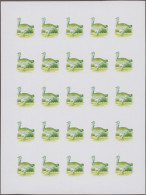 Thematics: Animals-water Birds: 1988, Morocco. Progressive Proofs Set Of Sheets - Autres