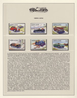 Thematics: Traffic-car: 100 YEARS OF AUTOMOBIL - MNH Collection On Text-form Pag - Cars
