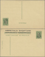 Albania - Postal Stationery: 1939, Italian Administration, Postal Cards PC1-4 An - Albania