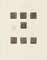 Denmark: 1851/1875, Schöne Klassiksammlung Auf Blättern Mit Mehr Als 50 Marken A - Other & Unclassified