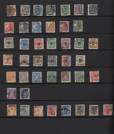 Denmark: 1907/1994, Collection In Two Albums, First Mostly Used On Stock Pages, - Other & Unclassified